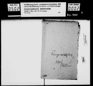 Bericht über Straftaten von und an Untertanen aus der Grafschaft Virneburg und aus der Herrschaft Neuerburg.