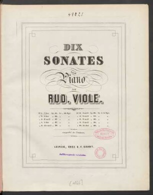 No. 1: C-Dur Op. 21