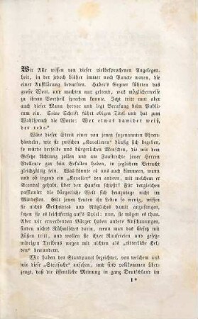 Beleuchtung der Streitsache zwischen Moritz von Haber und Freiherrn Jul. Göler von Ravensberg
