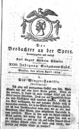 17. Stueck, 26. April 1824