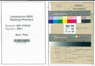 Entnazifizierung Paul Born , geb. 00.00.0000 (Polizist)