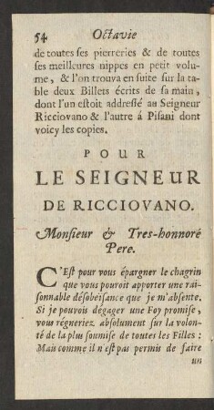 Pour Le Seigneur De Ricciovano