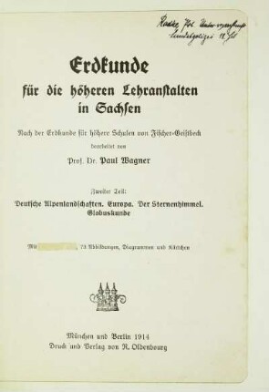 Teil 2: Deutsche Alpenlandschaften, Europa, Der Sternenhimmel, Globuskunde