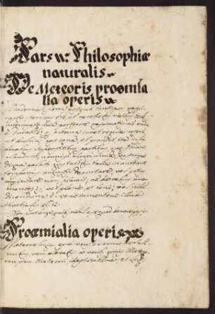 In universam naturae philosophiam; Bd. 1