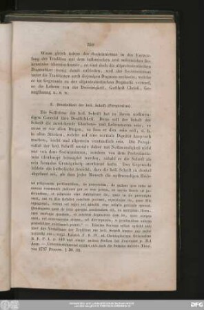 E. Deutlichkeit der heil. Schrift (Perspicuitas).