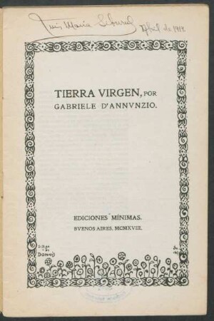 Tierra virgen