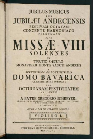1-108, Violino I.