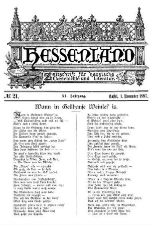 No. 21, 1. November 1897