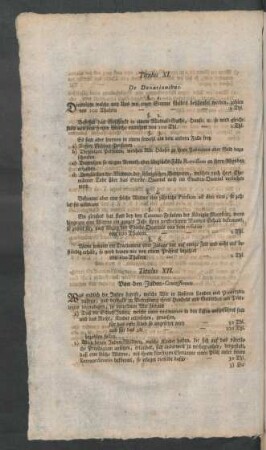 Titulus XII. Von den Juden-Concessionen.