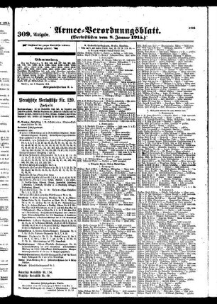 309.Ausgabe. Freitag, 8. Januar 1915