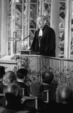 Freiburg: Ludwigskirche, Gottesdienst, Ansprache, Landesbischof Heidland