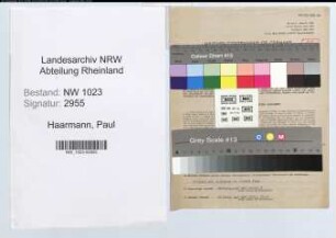 Entnazifizierung Paul Haarmann , geb. 24.12.1888 (Stadtinspektor)