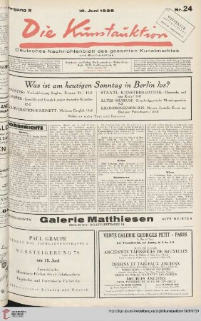 Nr. 24 (10. Juni)