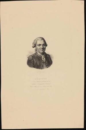 Bildnis des Jean Francois Galaup de la Pérouse