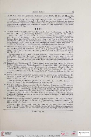 1521 (Nr. 163 - 168)