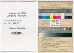 Entnazifizierung Heinrich Grueter , geb. 07.09.1899 (Handelslehrer)