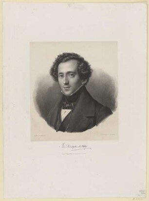 Bildnis des Felix Mendelssohn Bartholdy