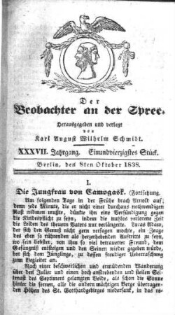 41. Stueck, 8. Oktober 1838