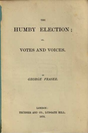 The Humby Election, or Votes and Voices