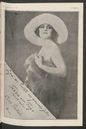 Lya de Putti no grande filme "Terra em Fogo" - [Fotografia] : (ambição, Cine Palais, breve)
