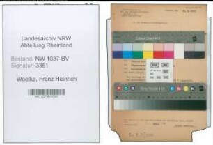 Entnazifizierung Franz Heinrich Woelke , geb. 29.07.1899 (Wirtschaftspruefer)