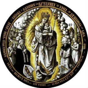Strahlenkranzmadonna mit Stifterfamilie