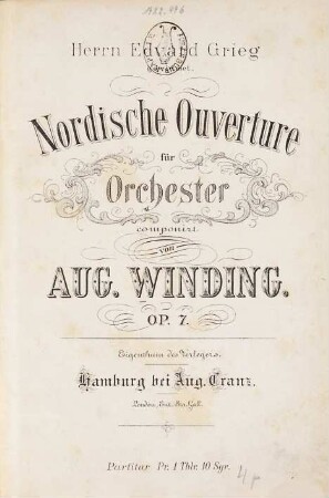 Nordische Ouverture : für Orchester ; op. 7