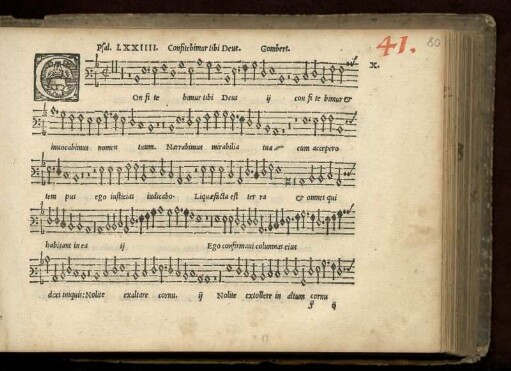 10. [= 41.] Confitebor tibi Deus