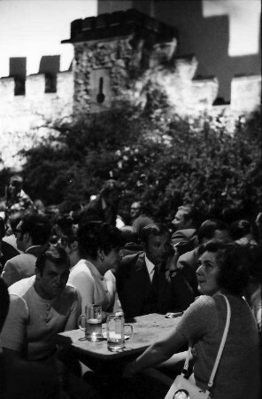 Freiburg: Grünwälderstraße, Gerberau; Fest an der Stadtmauer