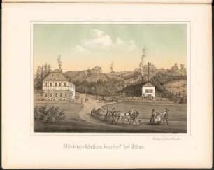 Mühlsteinfabrik zu Jonsdorf bei Tittau