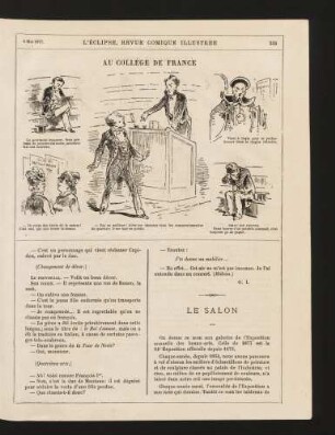 Au collége de France