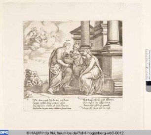 Psyche mit ihren Schwestern
