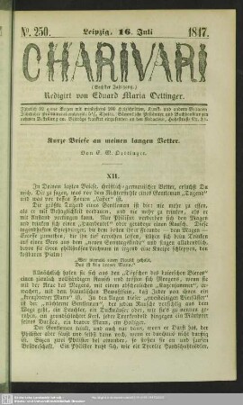 Kurze Briefe an meinen langen Vetter