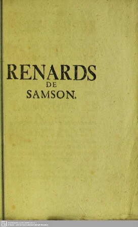 Renards De Samson