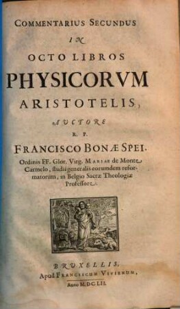 Commentarius in octo libros physicorum Aristotelis ...