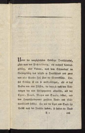 3-17, Über die vorzüglichsten Gebürge Deutschlands,...