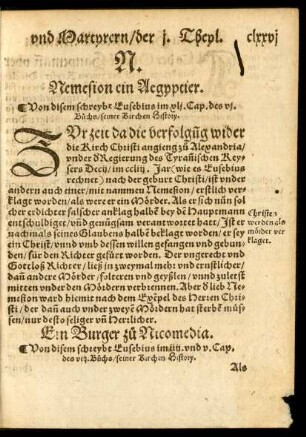 Nemesion ein Aegyptier.