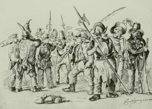 Dresden. Barrikadenkämpfer, Märzrevolution 1848/1849