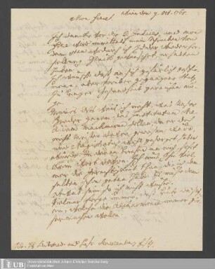 Briefe Heinrich Christian Senckenbergs