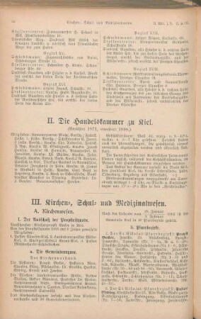 II. Die Handelskammer zu Kiel.