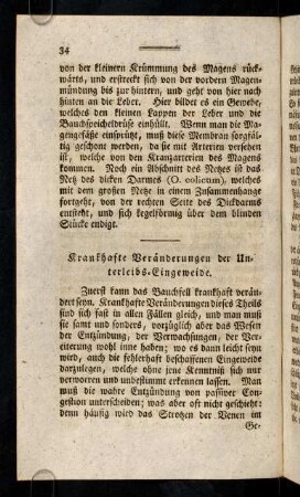 34-55, Krankhafte Veraenderungen der Unterleibs- ...