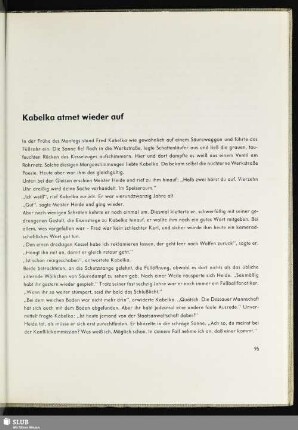 Kabelka atmet wieder auf