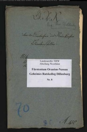 Amtmann Krumm und Amtsassessor Dilthey zu Burbach