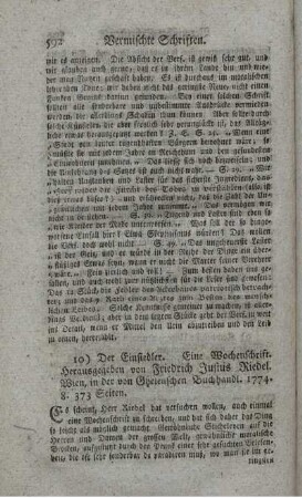 Der Einsiedler. St.1-23.