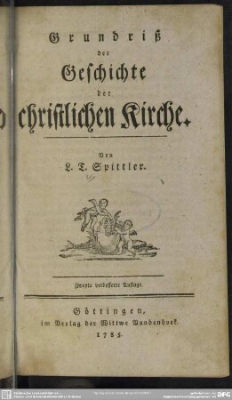 Grundriß der Geschichte der christlichen Kirche