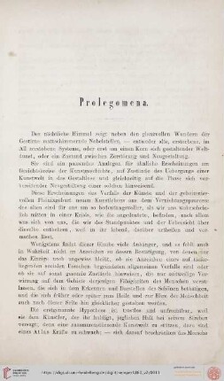 Prolegomena