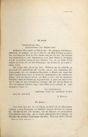 Briefwechsel zwischen Schiller und Goethe : 1794 - 1805, 1