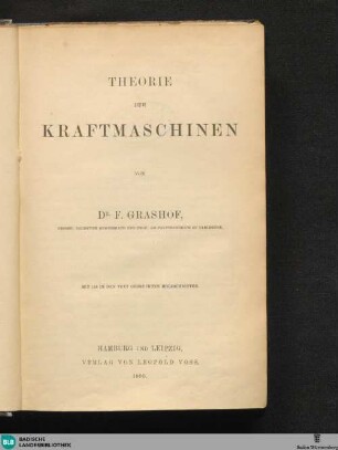 3: Theorie der Kraftmaschinen