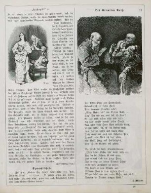 "Hahngikl" "Des Eremiten Rath"