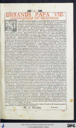 Urbanus Papa VIII.